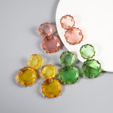 Summer Bohemian Style Transparent Resin Earrings – Stylish Gifts — 17