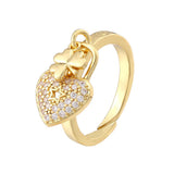 Micro-set Ring, Ring, Adjustable Ring, Butterfly – Stylish Gifts — 5