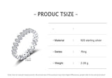 Female S925 Silver Lucky Eye Diamond-studded Ring – Gifts for Her — 6
