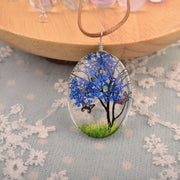 Long Sweater Chain Handmade Real Flower Necklace – Jewelry Gift Ideas — 1