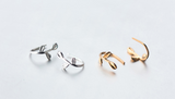 Silver leaf earrings – Practical Gifts — 1