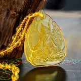 Glass pendant Buddha statue – Jewelry Gift Ideas — 7
