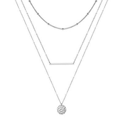Simple Multi-Layer Necklace Women's Geometric – Jewelry Gift Ideas — 1