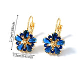 Copper Zircon Floral Diamond Necklace Stud – Jewelry Gift Ideas — 8