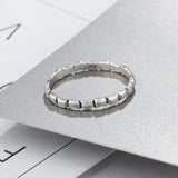 Fine bamboo forefinger sterling silver ring – Meaningful Gifts — 3