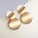 Vintage metal disc stud earrings – Gift Ideas — 3