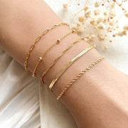 Simple Metal Multi-layer Bracelet Six-piece Set – Jewelry Gift Ideas — 7