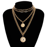 Multilayered Chunky Chain Necklace – Jewelry Gift Ideas — 3