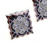 All-match Fashion Simple Gray Pattern Cufflinks – Stylish Gifts — 2