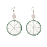 Fashion Creative Fruit Lemon Slice Acrylic Earrings – Stylish Gifts — 1