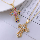 Ins Retro Punk Cross Personality Pendant Necklace – Jewelry Gift Ideas — 3