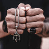 Trident Pendant Male Domineering Simple Pendant – Jewelry Gift Ideas — 7