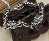 S925 silver bold domineering men's faucet bracelet – Gifts for Him — 6