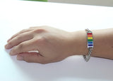 Colored men and women stainless steel bracelet – Jewelry Gift Ideas — 3