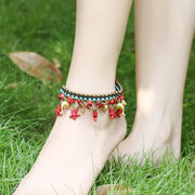Bell Starfish Bohemian Vintage Hand-Made Rope Anklet – Birthday Gifts — 6