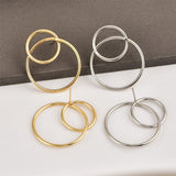 Fashion Simple Shape Trend 8 Word Ear Hoop Earrings – Stylish Gifts — 4
