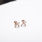 925 sterling silver simple cross stud – Everyday Gifts — 5