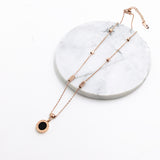 Korean fashion titanium steel plated 18K rose – Jewelry Gift Ideas — 2