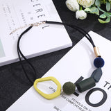Irregular necklace resin – Jewelry Gift Ideas — 6