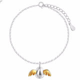 S925 Silver Female Angel Baby Egg Pendant – Jewelry Gift Ideas — 1