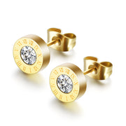 Roman Numerals and Diamond Stud Earrings – Meaningful Gifts — 5