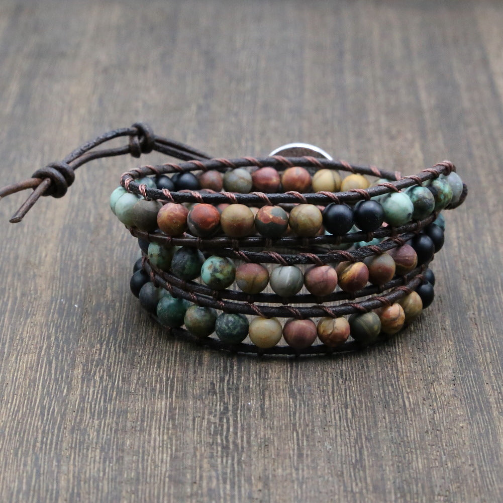 Pure Handmade Bracelet Made of Pine Stone – Jewelry Gift Ideas — 1