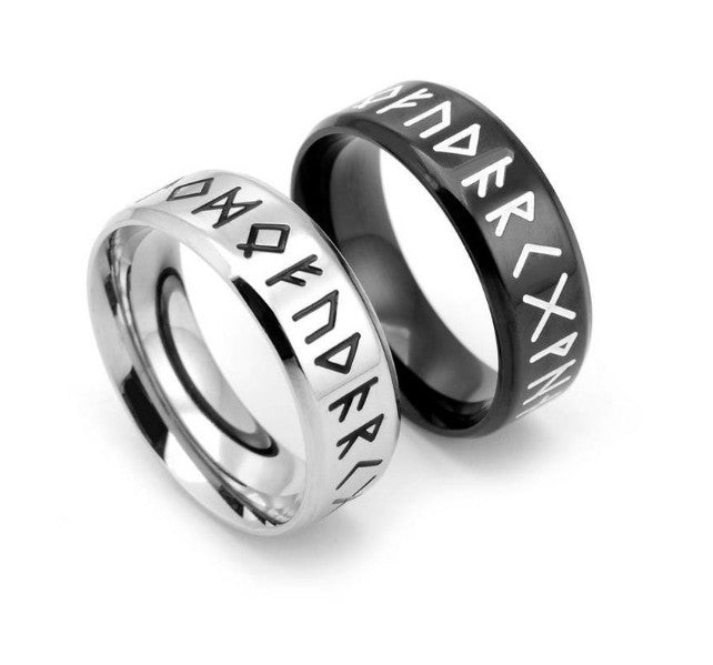 Rust steel jewelry men's Viking digital ring – Jewelry Gift Ideas — 1