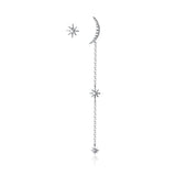 Star moon earrings – Birthday Gifts — 3