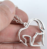 Love Pony Silver-plated Pendant Necklace – Jewelry Gift Ideas — 5