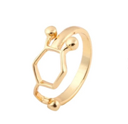 Geometric molecular ring – Unique Gift Ideas — 6