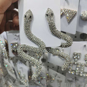 Exaggerated Burst Full Of Diamond Snake Earrings – Holiday Gift Ideas — 4