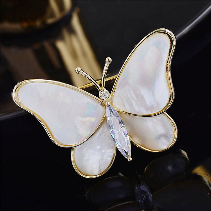 Zircon Fritillary Butterfly Brooch Temperament – Jewelry Gift Ideas — 1