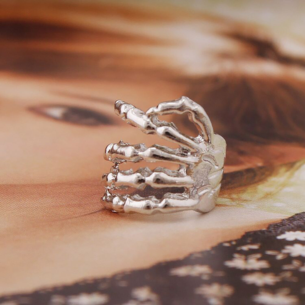 No Pierced Earrings Wholesale Skull Hand Ear Clip – Birthday Gifts — 1