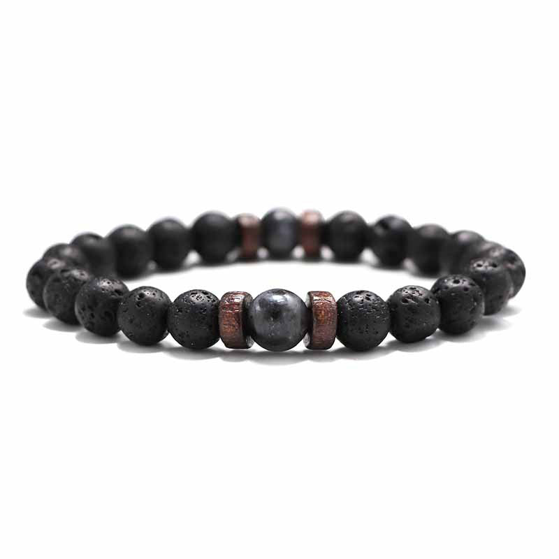 Rocky wooden beads bracelet – Jewelry Gift Ideas — 1
