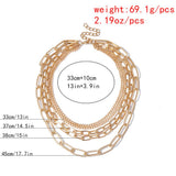 Punk multilayer necklace – Jewelry Gift Ideas — 6
