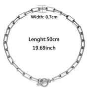 Women's Stainless Steel Clavicle Chain – Gifts for Her — 7