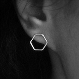 Simple Fashion Geometric Hexagon Stud Earrings – Stylish Gifts — 5