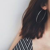 Temperament Big Circle Earrings Hot Sale New Simple – Practical Gifts — 4