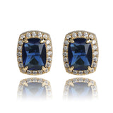 Colored large zircon personality earrings – Everyday Gifts — 14