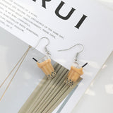 Creative Handmade Pearl Milk Tea Earrings Personalized – Kitchen Gifts — 5