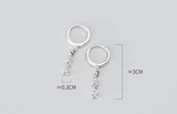 Short drop earrings with one word earrings – Unique Gift Ideas — 5