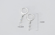 Short drop earrings with one word earrings – Unique Gift Ideas — 5