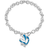 Silver Bracelet Women's Classic Opal Pendant – Jewelry Gift Ideas — 1