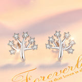 S925 sterling silver Christmas tree earrings – Gift Ideas — 2