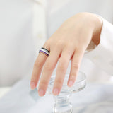Ring Color 8mm Men's Same Color Flag Ring Foreign – Jewelry Gift Ideas — 6