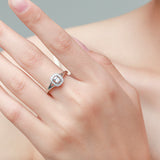 Platinum Plated Ring Women Light Luxury All Match – Gifts for Her — 2