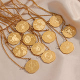 Fashion Simple Zodiac Sign Necklace Women's – Jewelry Gift Ideas — 1
