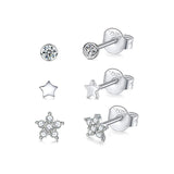 Fashion Pentagram Diamond Stud Earrings – Stylish Gifts — 8