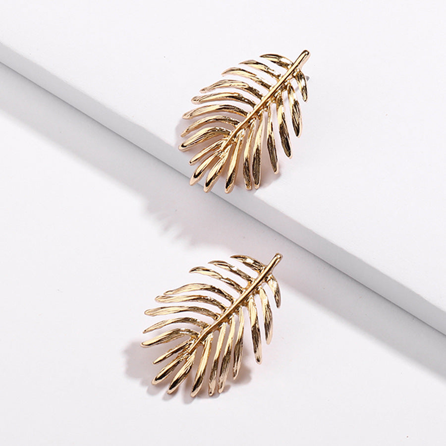 Women's Earring Jewelry Alloy Hollow Leaves – Jewelry Gift Ideas — 1