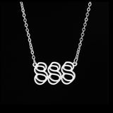 Fashion Vintage Double Cutout Number Necklace – Jewelry Gift Ideas — 6